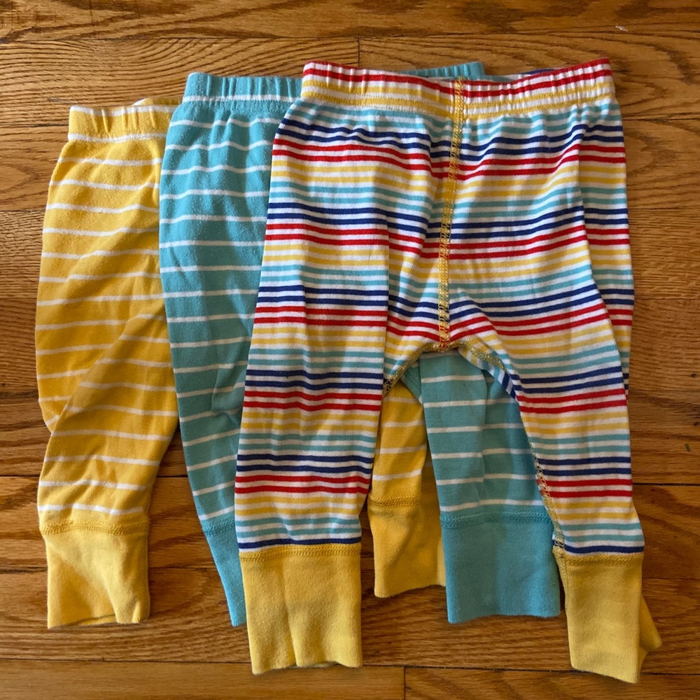 3 Pairs Hanna Andersson Wiggle Pants